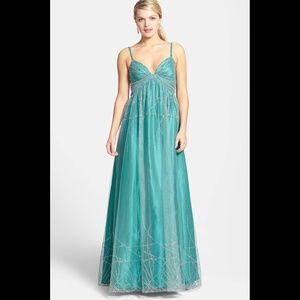 NEW Hailey Logan Ariana Back Cutout Ballgown Prom